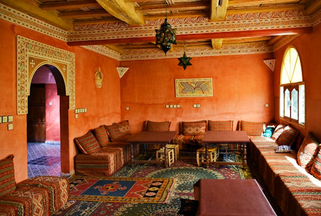 Salón marroquí tradicional