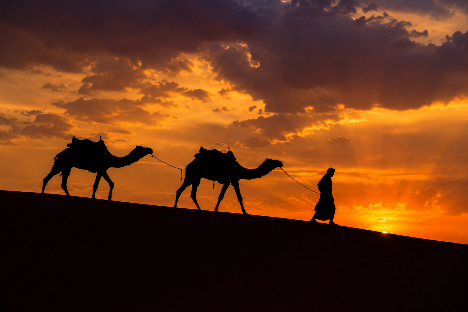 un Día en Camello por el Desierto de Merzouga